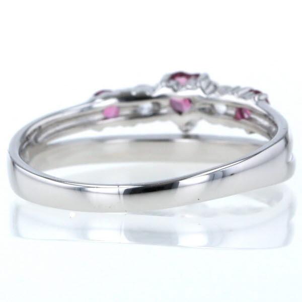 Courreges クレージュ K10WG ホワイトゴールド リング ピンク