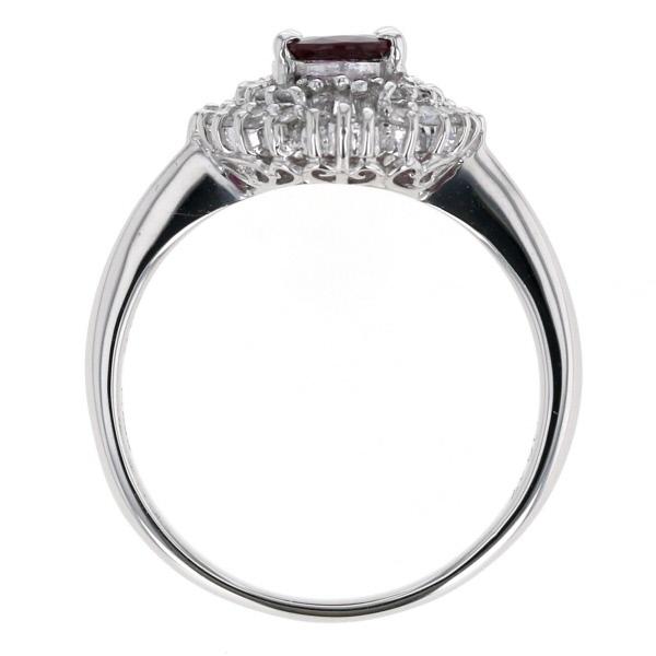 Pt900 プラチナ リング ルビー0.75ct ダイヤモンド0.47ct Pt900 プラチナ リング ルビー0.75ct ダイヤモンド0.47ct
