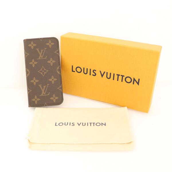 Louis Vuitton 携帯ケース　マルチケース　チャーム　フォンケース ルイヴィトン LOUIS VUITTON フォリオ イニシャル入り iPhoneX