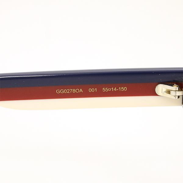 グッチ GUCCI メガネフレーム GG0278OA プラスチック ブラック 