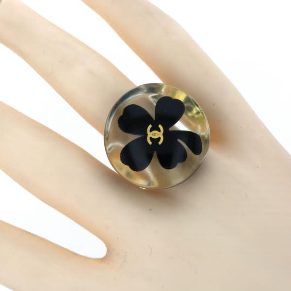 CHANEL シャネル アクリル 13.5号 レジン リング レディース CHANEL シャネル アクリル 13.5号 レジン リング レディース