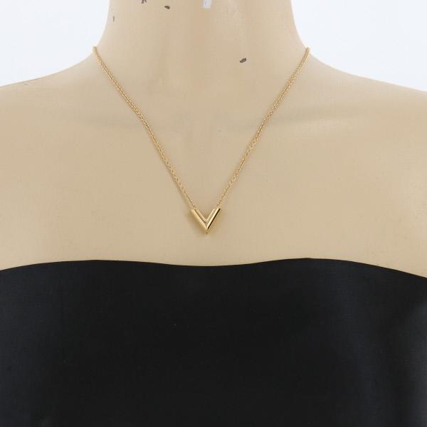 ルイヴィトン LOUIS VUITTON エッセンシャル Vネックレス サークル