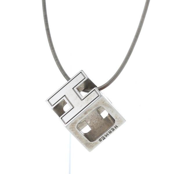 エルメス HERMES カージュドアッシュ Hキューブ ネックレス エルメス HERMES カージュドアッシュ Hキューブ ネックレス