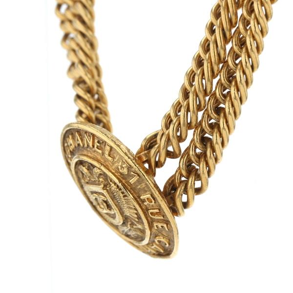 CHANEL ヴィンテージ メダリオン チョーカー 2連ネックレス レトロ シャネル CHANEL オールド メダリオンネックレス 3903 ヴィンテージ