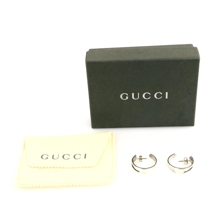 グッチ GUCCI フープ ロゴ ピアス シルバー 925 レディース アクセサリー 人気 【el】【中古】｜everydaygoldrush｜07