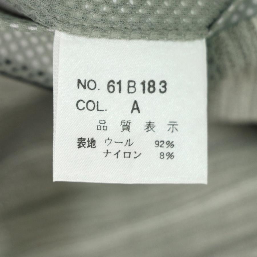 リキタケウチ RIKI TAKEUCHI メンズWスーツ グレー ストライプ 50【kk