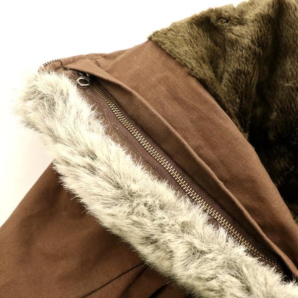 ノンネイティブ nonnative ファー付きジャケット ブラウン 表記サイズ2