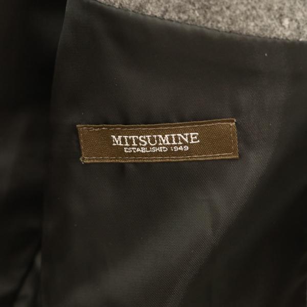 ミツミネ MITSMINE スタンドカラーコート メンズ アウター グレー 