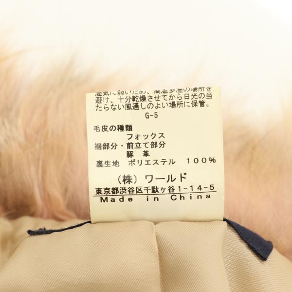 OZOC オゾック フォックスファー ブルゾン フォックス 豚革