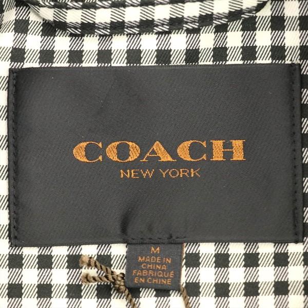 未使用 コーチ COACH トレンチコート F85604 ギンガムチェック柄 未使用 コーチ COACH トレンチコート F85604 ギンガムチェック柄