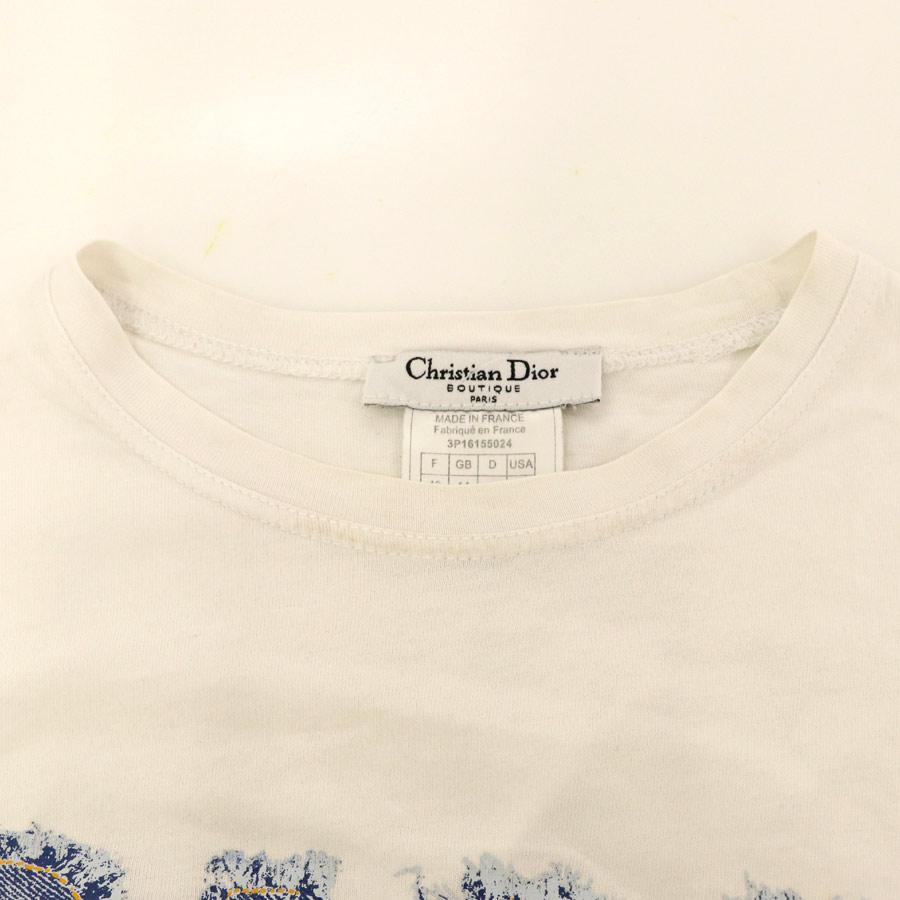 クリスチャンディオール Christian Dior デニム柄 ロゴ Tシャツ クリスチャンディオール Christian Dior デニム柄 ロゴ Tシャツ