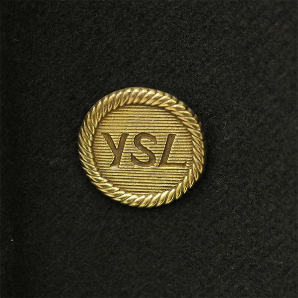 イヴサンローラン Yves Saint Laurent YSL ダブルコート ウール イヴサンローラン Yves Saint Laurent YSL ダブルコート ウール