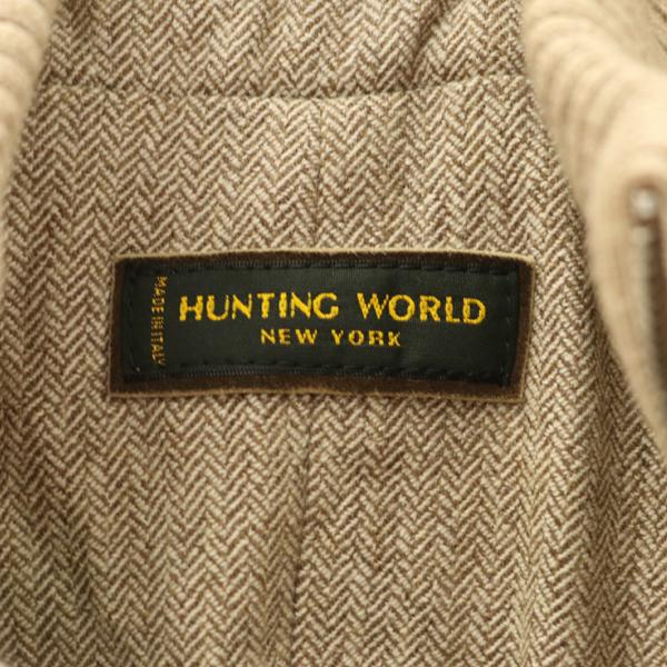 ハンティングワールド HUNTING WORLD スエード ダウンジャケット