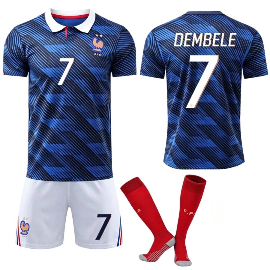 【新品未使用】 2026 フランス代表 ムバッペ 10 ユニフォーム Lサイズ 2026フランス代表 ホームユニフォーム 10 番ムバッペ 7 番デンベレ 11