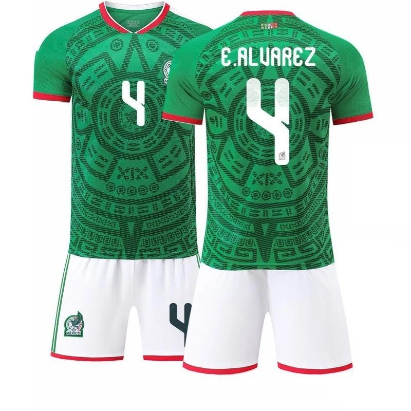 2526シーズン メキシコ代表 ホーム緑ジャージ 9番ラウール 22番ロセノ
