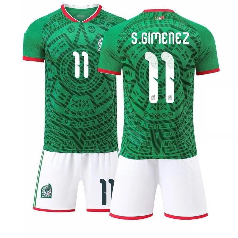 2526シーズン メキシコ代表 ホーム緑ジャージ 9番ラウール 22番ロセノ
