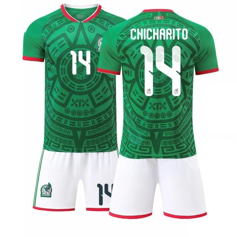 2526シーズン メキシコ代表 ホーム緑ジャージ 9番ラウール 22番ロセノ