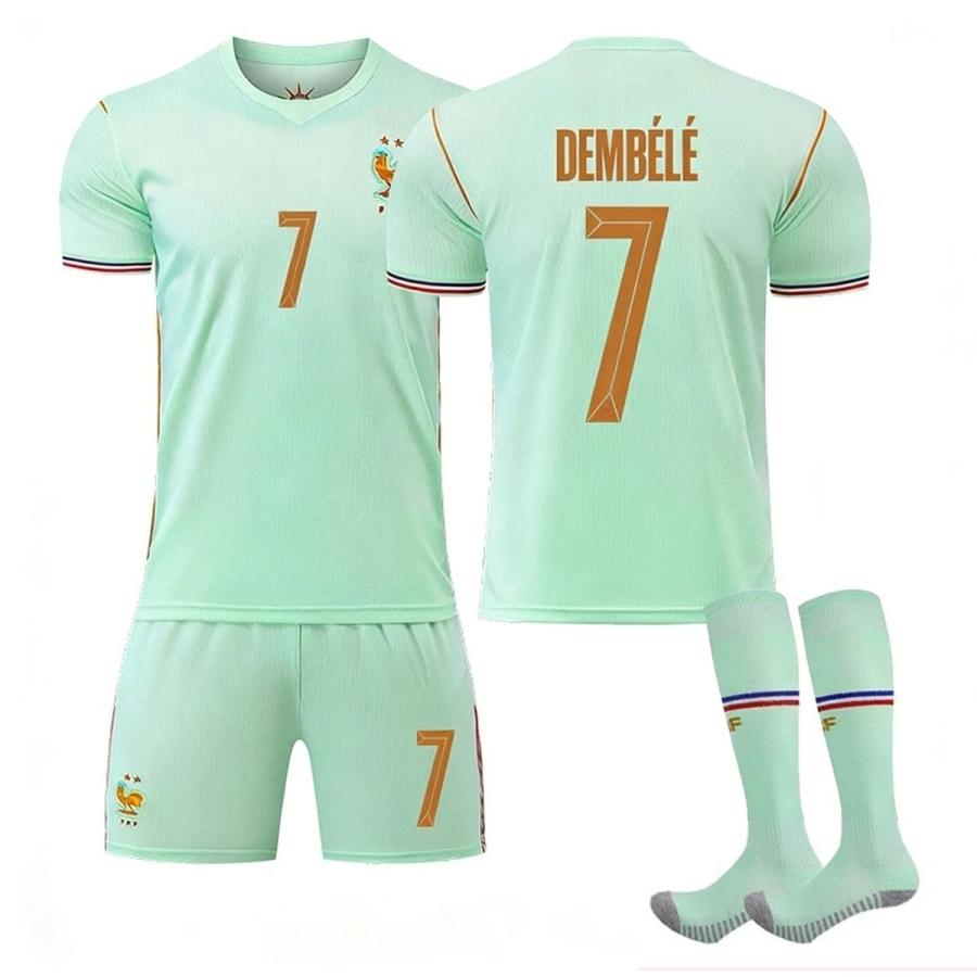 2026フランスアウェイ緑 10番ムバッペ サッカージャージ サッカー