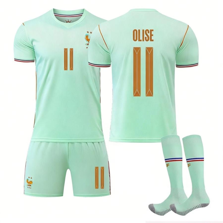 2026フランスアウェイ緑 10番ムバッペ サッカージャージ サッカー