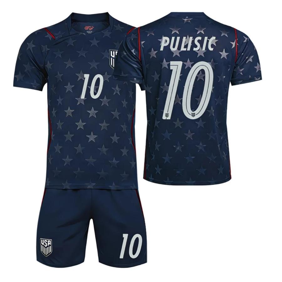 2026 アメリカ代表アウェイ 10 番プリシッチ 8 番マッケニー サッカー