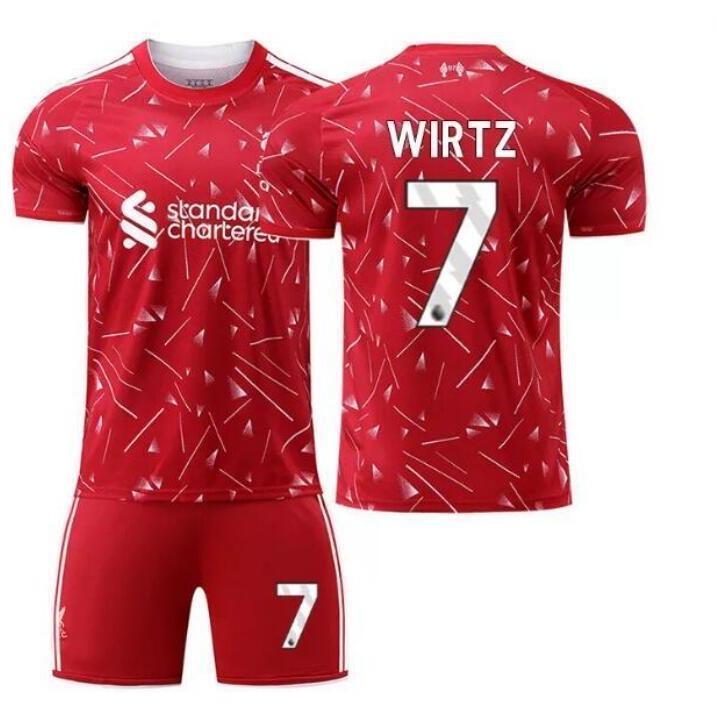 リバプール　ユニホーム　XLサイズ 26-27 リバプール 主力ホームサッカー服セット サラー 11 番 キッズ