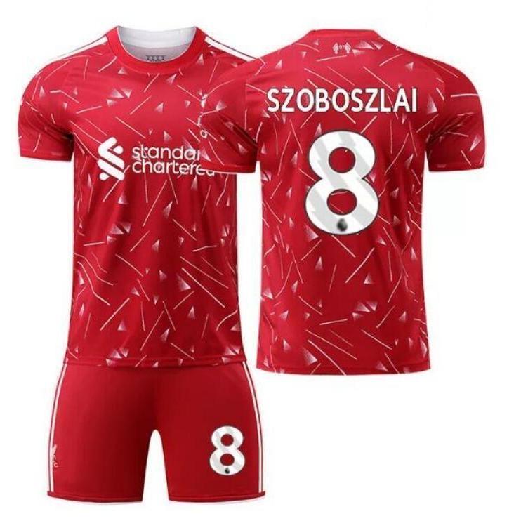 26-27 リバプール 主力ホームサッカー服セット サラー 11 番 キッズ