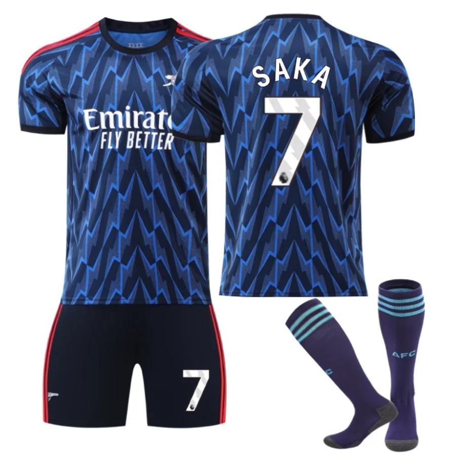 2526 モデル サッカーユニフォーム アーセナル アウェイ 7 番サカ 8 番