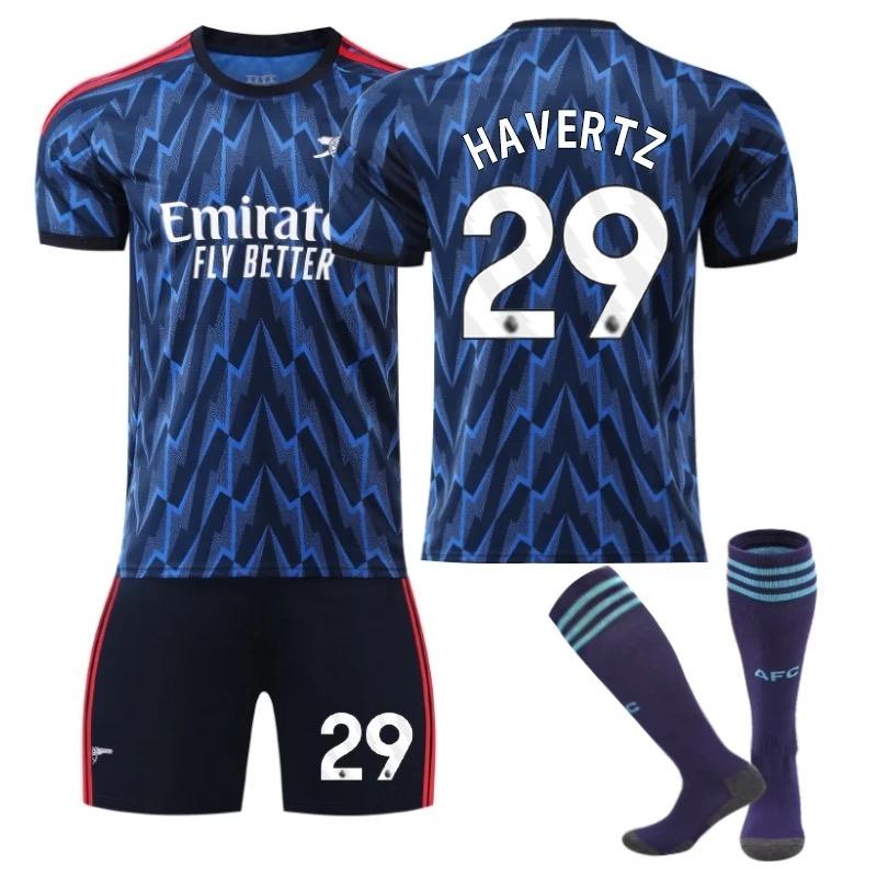 2526 モデル サッカーユニフォーム アーセナル アウェイ 7 番サカ 8 番