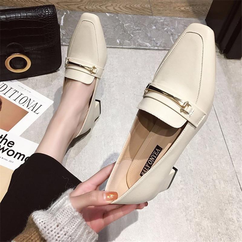 ローファー パンプス レディース レザーシューズ ミドルヒール ローファー パンプス レディース レザーシューズ ミドルヒール