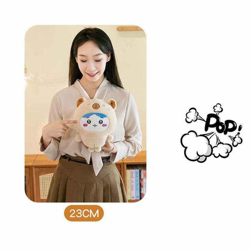 ハチワレ ぬいぐるみ ストラップ付き 星と一緒にちいかわ ぬいぐるみ マスコット chiikawa ちいかわ