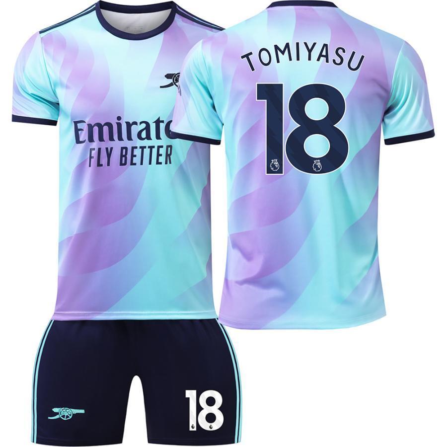 アーセナル サッカーウェアセット 18 番号 個人名カスタマイズOK」2425 サッカーウェア アーセナル アウェイ