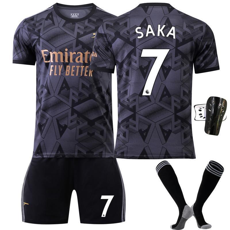アーセナル 22-23 アウェイ レプリカ ユニフォーム No.9 ジェズス アーセナル ユニフォーム サッカーウェア 22-23 アウェイ 大人用、子供