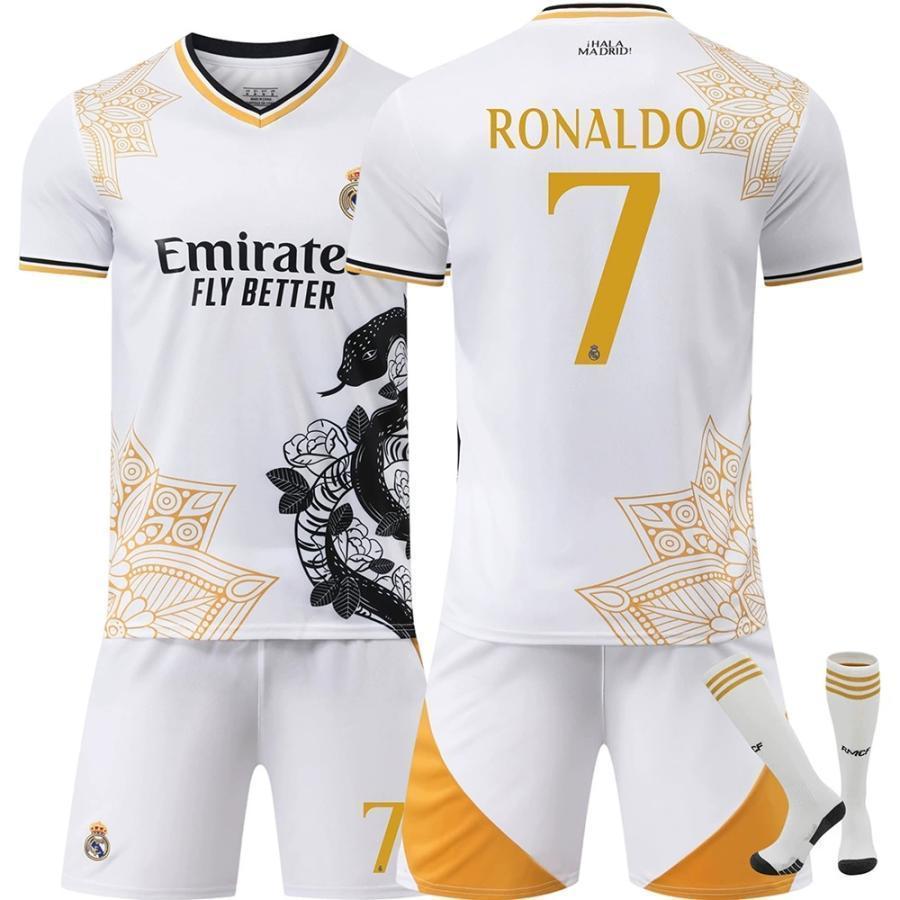 レアル・マドリード ユニフォーム ホワイト レアルマドリード白蛇スペシャルエディションサッカーユニフォーム背7