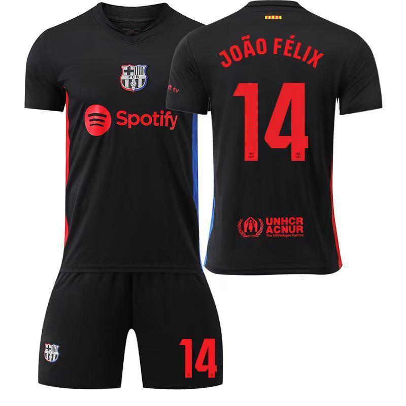 サッカーウェア 子供 大人 2425新バルササッカーウェア9番レバンド