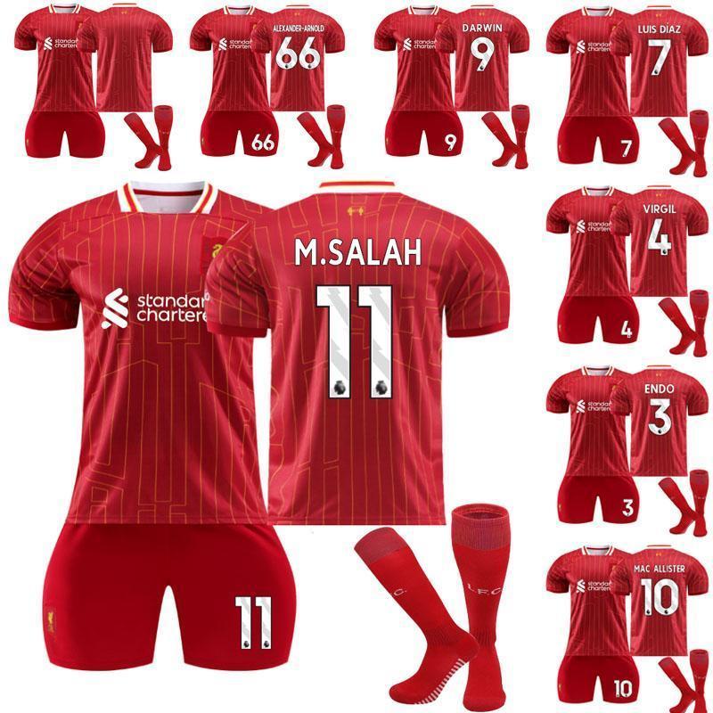 リヴァプール ユニフォーム サッカーウェア 24-25 ホーム 大人用、子供