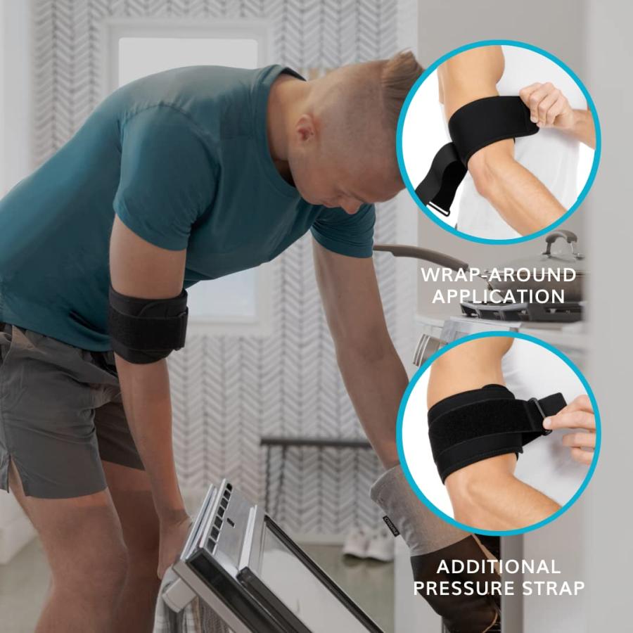 BraceAbility 上腕 サポーター 上腕二頭筋バンド 腱炎 断裂 腱断裂 上
