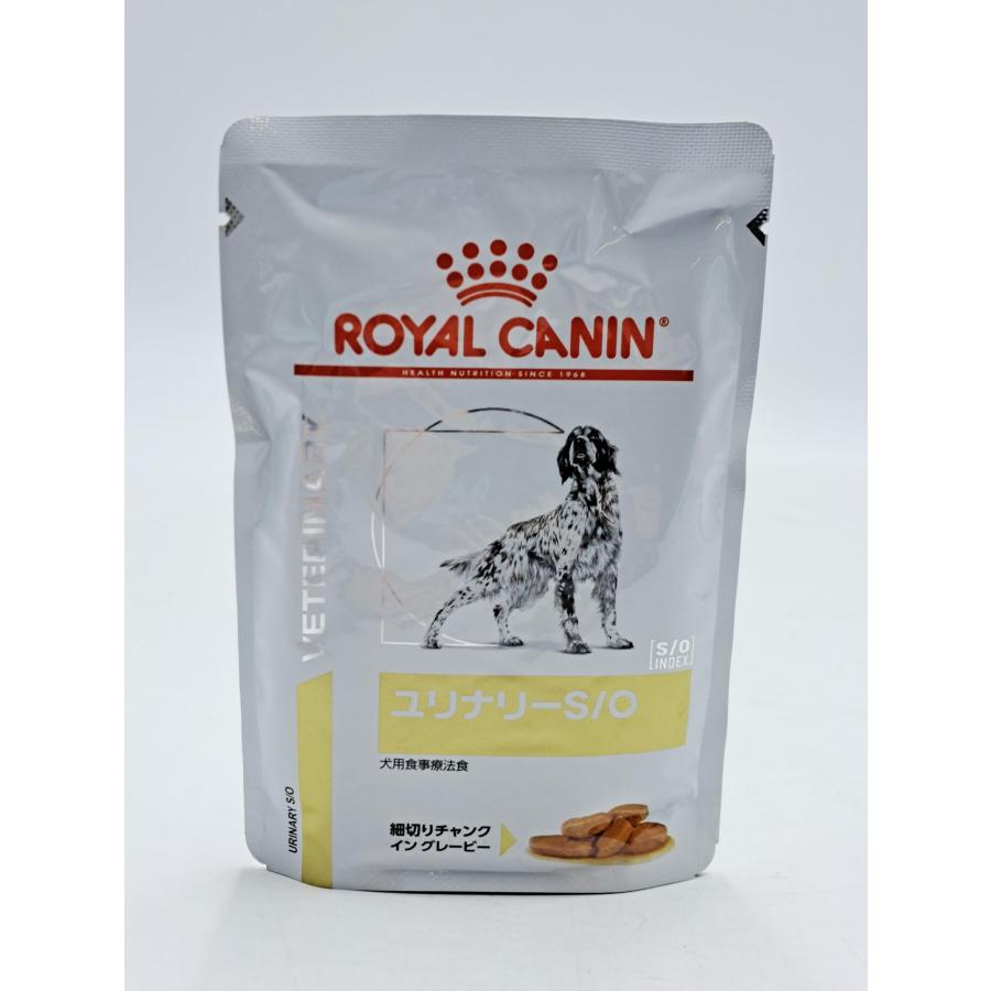 療法食】ロイヤルカナン 犬用 ユリナリー S/O パウチ 100g×24