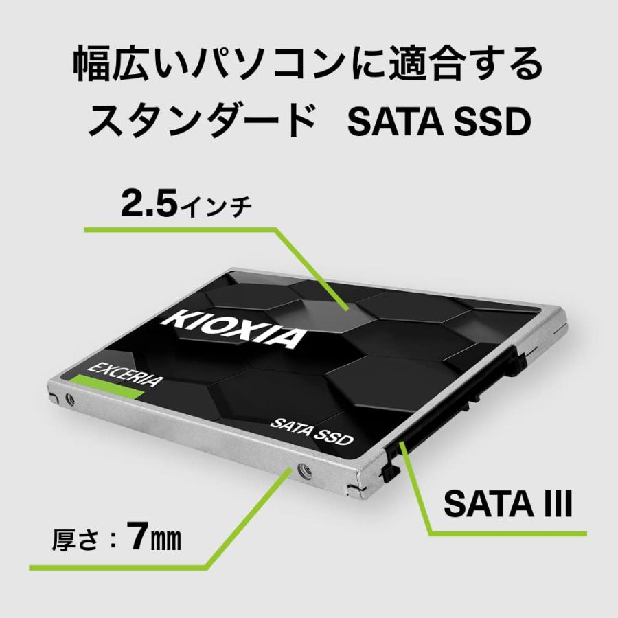 ☆★新品未使用KIOXIA 2.5インチ内臓SSD 960GB★☆ キオクシア KIOXIA 内蔵 SSD 960GB 2.5インチ 7mm SATA 国産BiCS FLASH