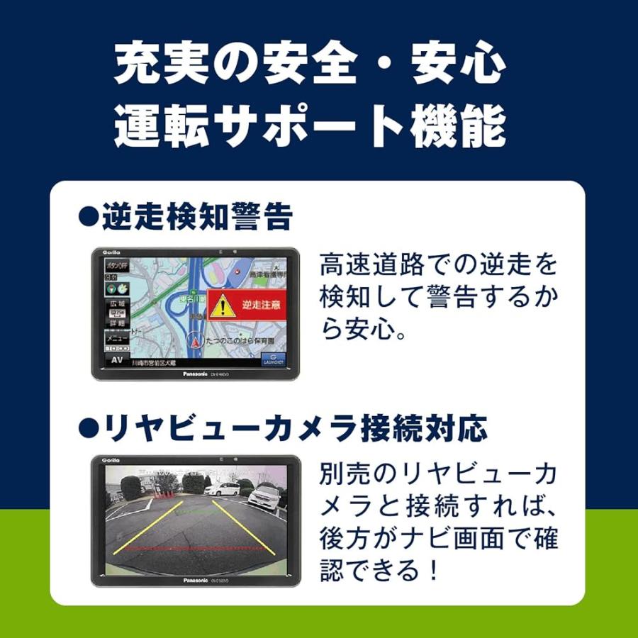 パナソニック(Panasonic) ポータブルナビ ゴリラ 7インチ CN-G1500VD