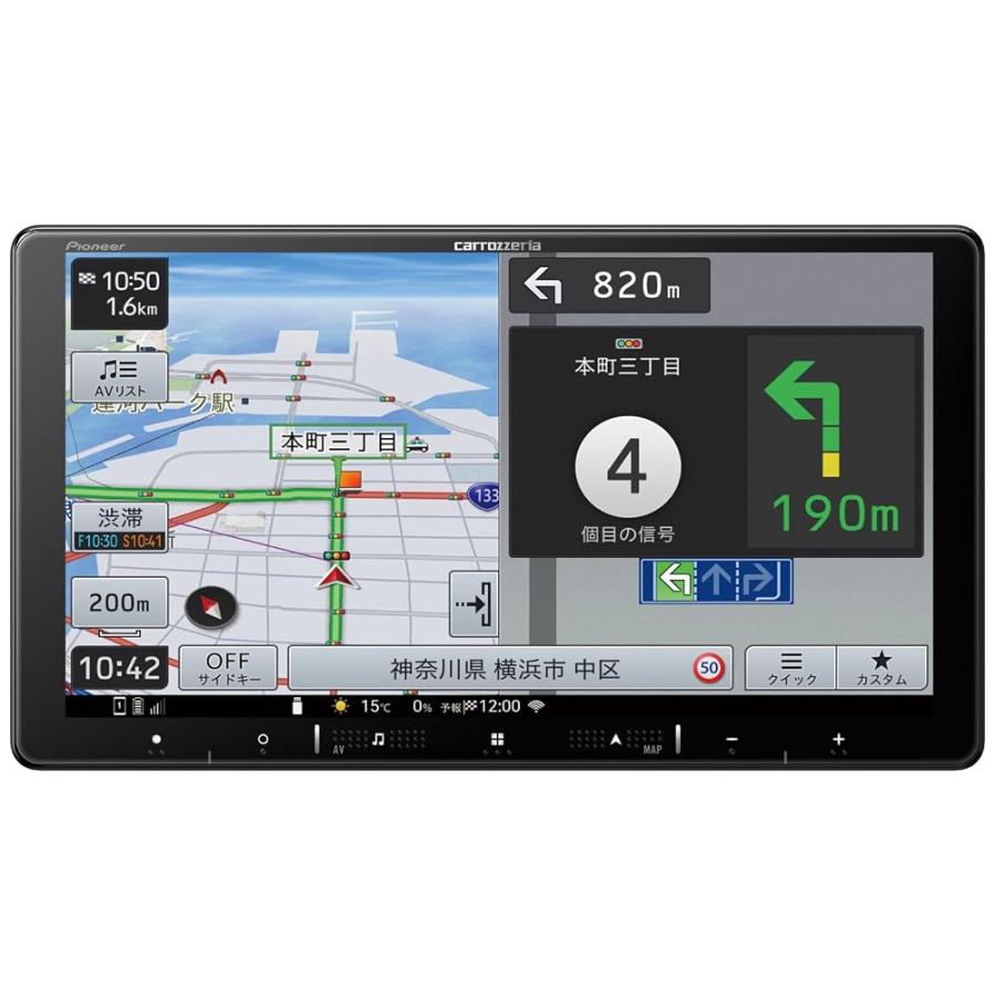 Pioneer カーナビ AVIC-RQ721 楽ナビ 9インチ HD画質 IPS 無料地図更新