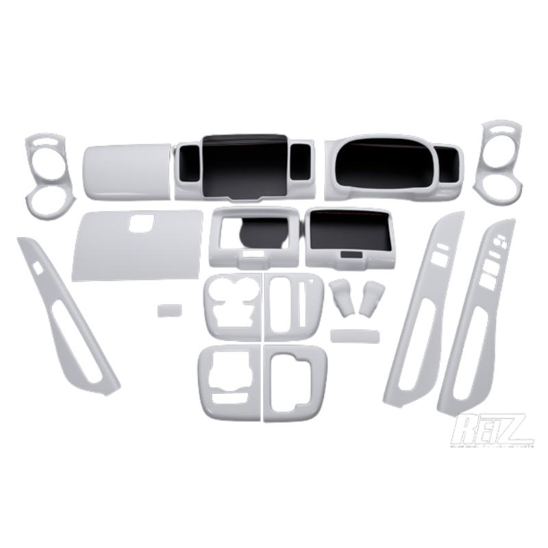 ホワイト) インテリアパネル 19P エブリイワゴン / バン DA17系 REIZ