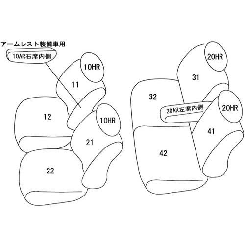6034［ブラック］Clazzio クラッツィオシートカバーClazzio Jr