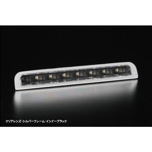 クリアレンズ/シルバーフレームインナーブラック］REIZ ライツ LEDハイ