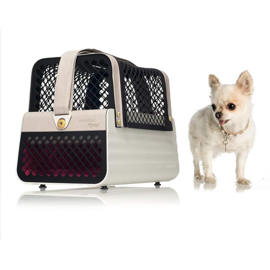 【新品 送料込み】 4Pets ペントハウス ロサンゼルス ペット キャリー 犬猫用 小型犬・猫用 【CEG1362456895】(47907円)