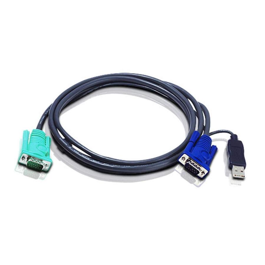 ATEN KVMケーブル USB-SPHD 1.2m 2L-5201U