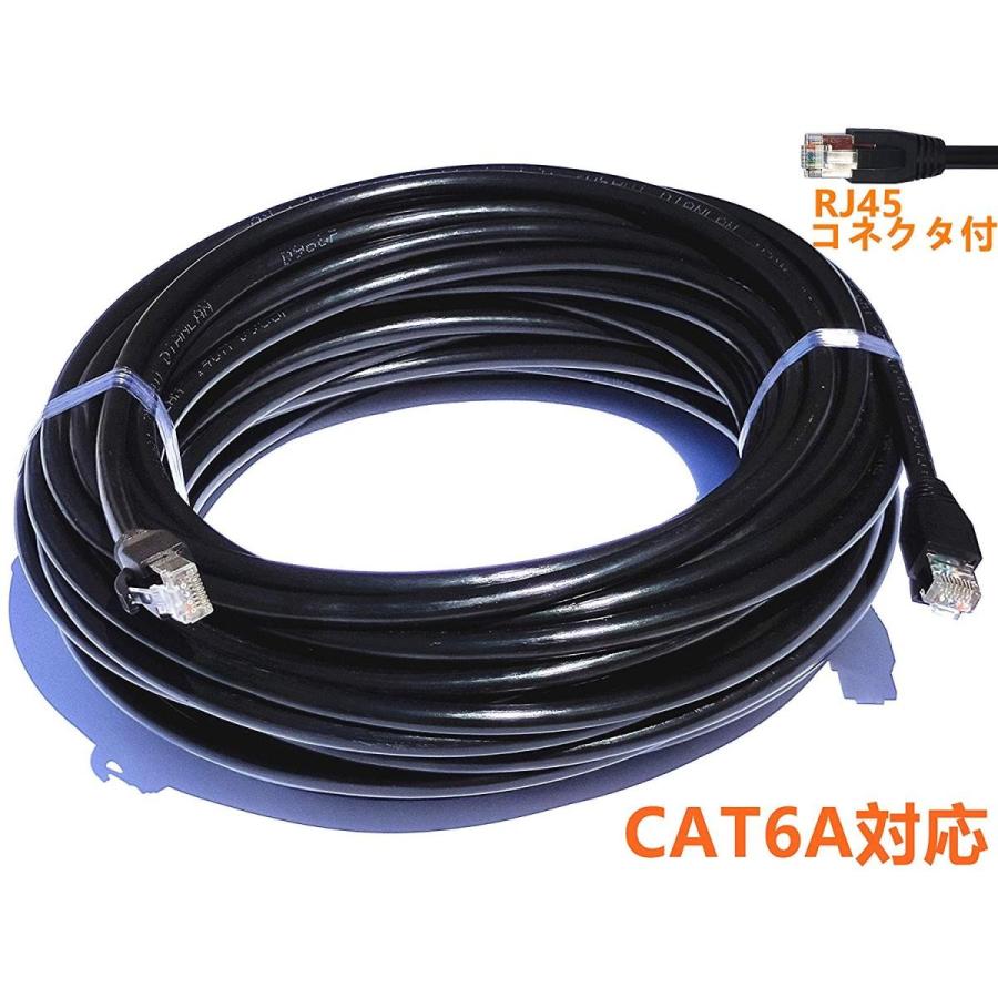 史上最も激安 Cat6 屋外仕様 2重被覆 Lanケーブル 屋外用 コネクタ付 インターネットケーブル 難燃性 耐候性 高耐久 ブラック 30m 楽天 Claves Org Uy