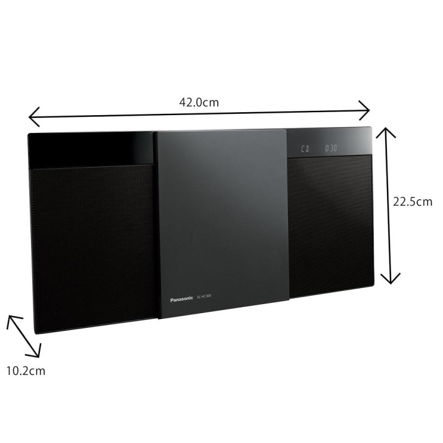 パナソニック ミニコンポ SC-HC300-K パナソニック ミニコンポ SC HC300