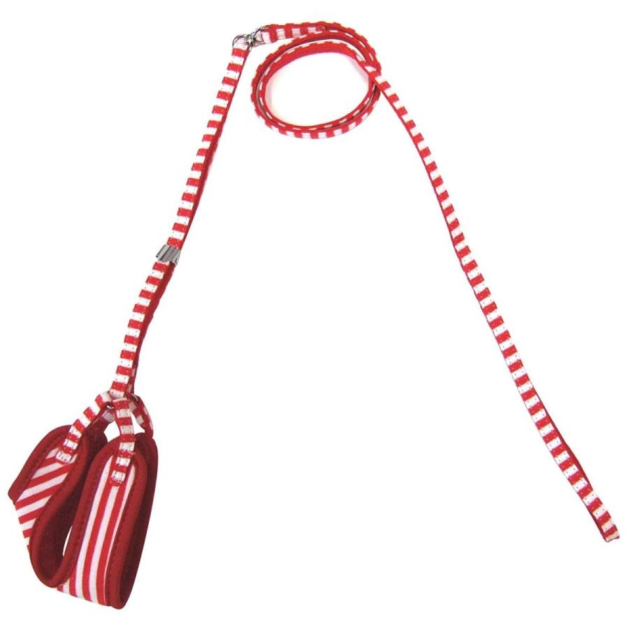 Ons ストライプソフトハーネスリード 3s レッドホワイト 猫 超小型犬 Rsuwilliambooth Com