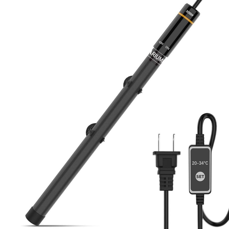 Wolfwill オートヒーター 300w 安全 熱帯魚 ミニ アクアリウム ヒーター 水槽 ヒーター 水 槽温度調整 水温