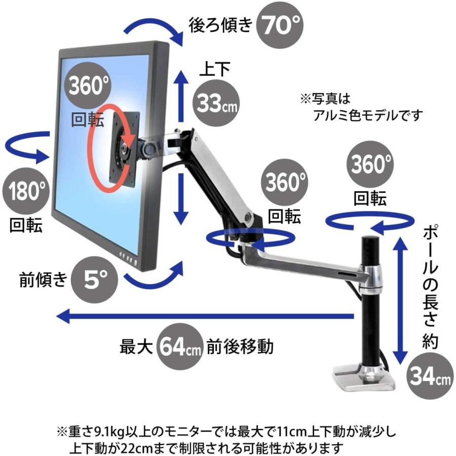 早割クーポン エルゴトロン Lx デスクマウント モニターアーム 長身ポール ホワイト 45 537 216 Evidenthree 通販 Yahoo ショッピング Rakuten Sobrancelhas Com Br